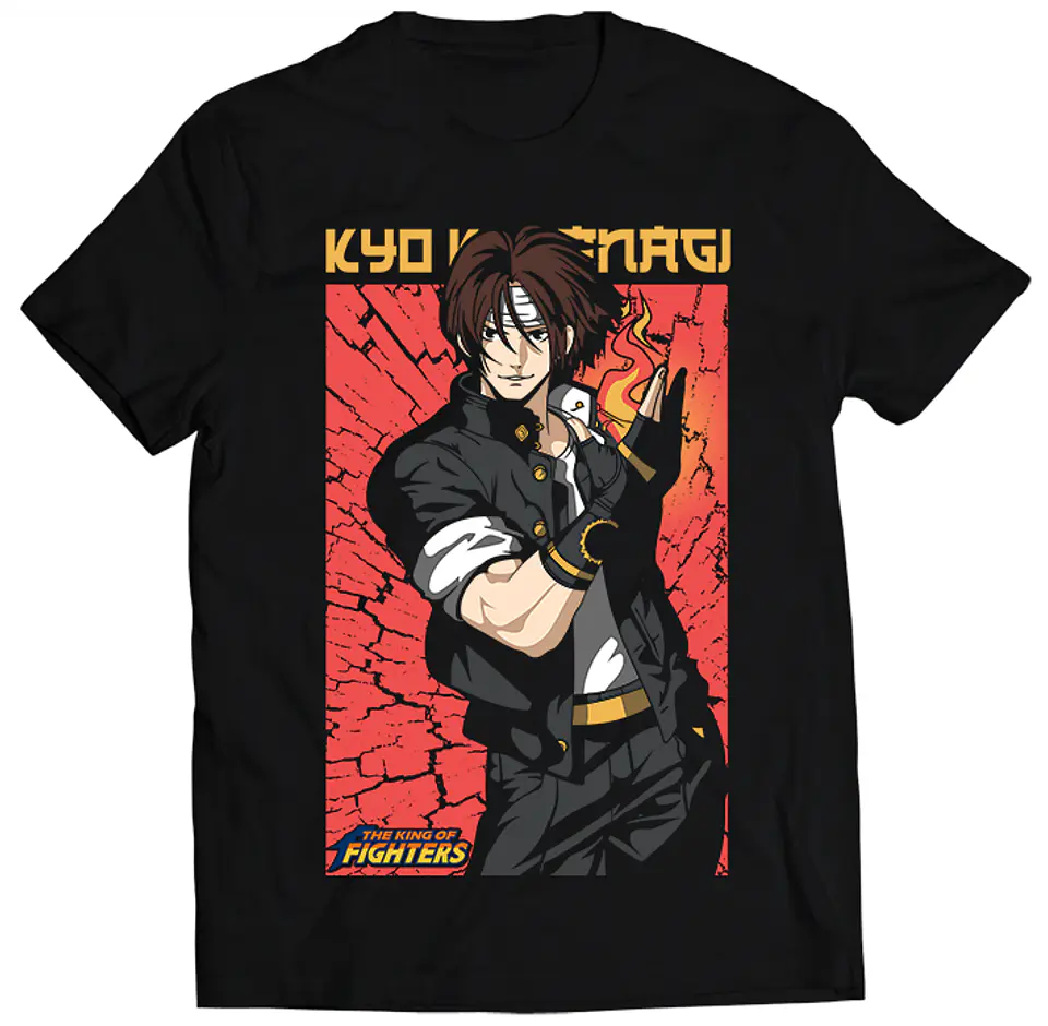 Polera The King of Fighters - Kyo Kusanagi | Ropa Gamer 1