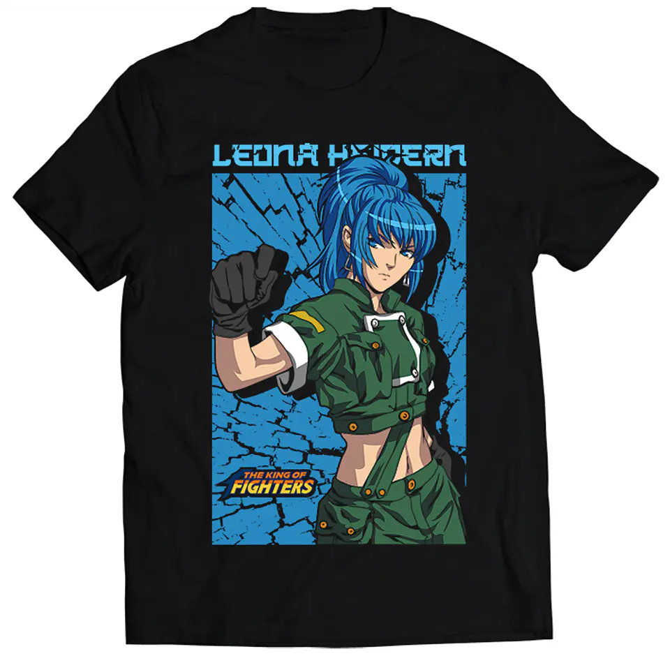 Polera The King of Fighters - Leona Heidern | Ropa Gamer 1