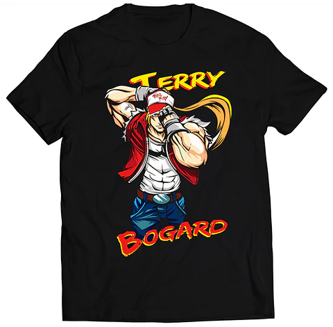 Polera The King of Fighters - Terry Bogard | Ropa Gamer
