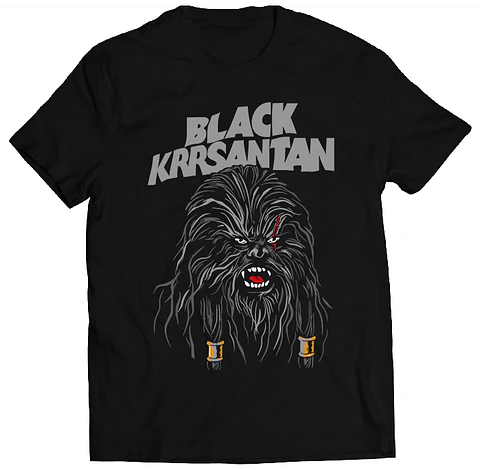 Polera Star Wars - Chewbacca Black KRRSANTAN | Rock