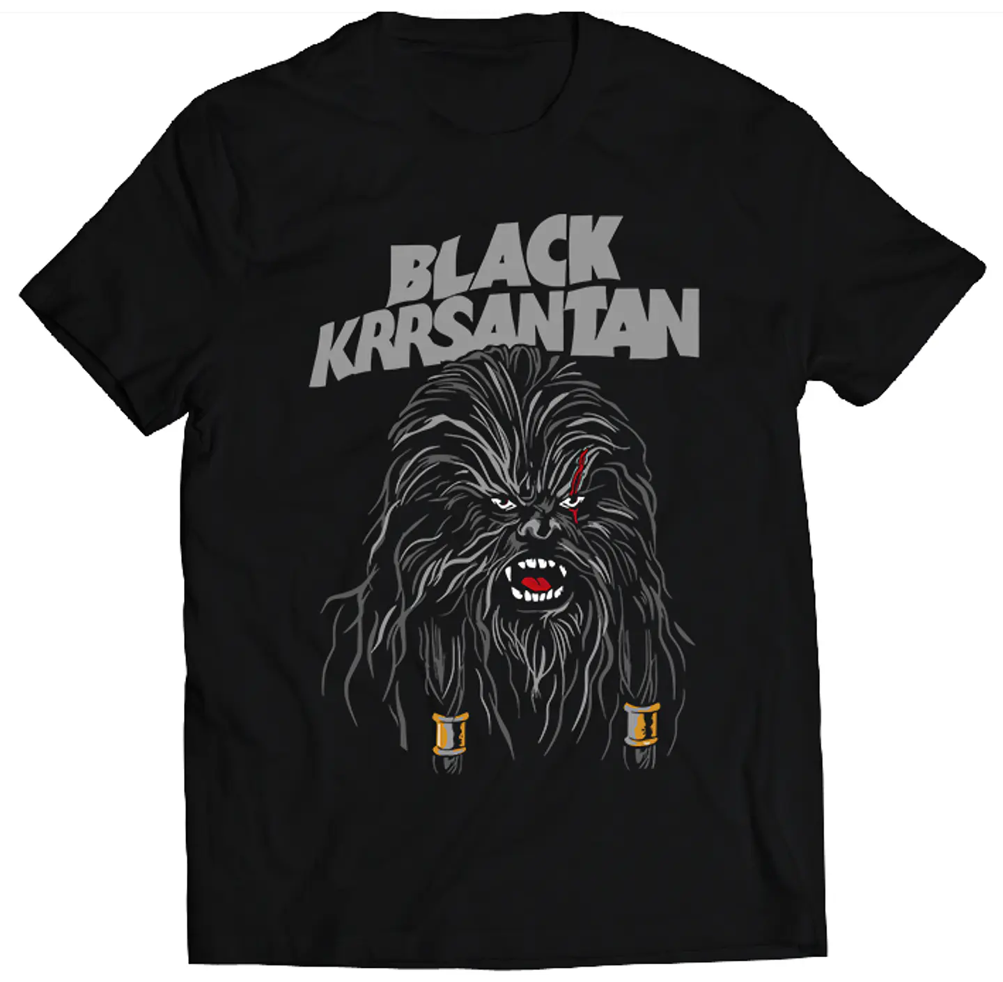 Polera Star Wars - Chewbacca Black KRRSANTAN | Rock 1