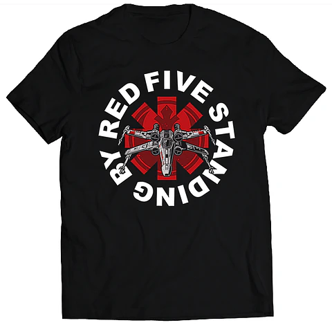 Polera Star Wars - Red Five Standing By | Rock
