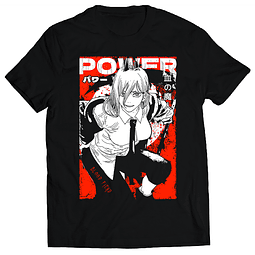 Polera Chainsaw Man - Red Power