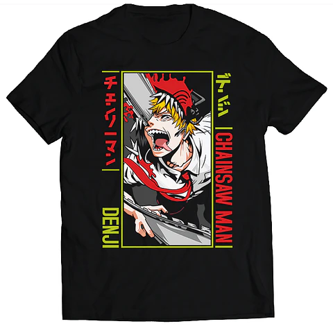 Polera Chainsaw Man - Chainsaw Attack!! | Anime Japonés