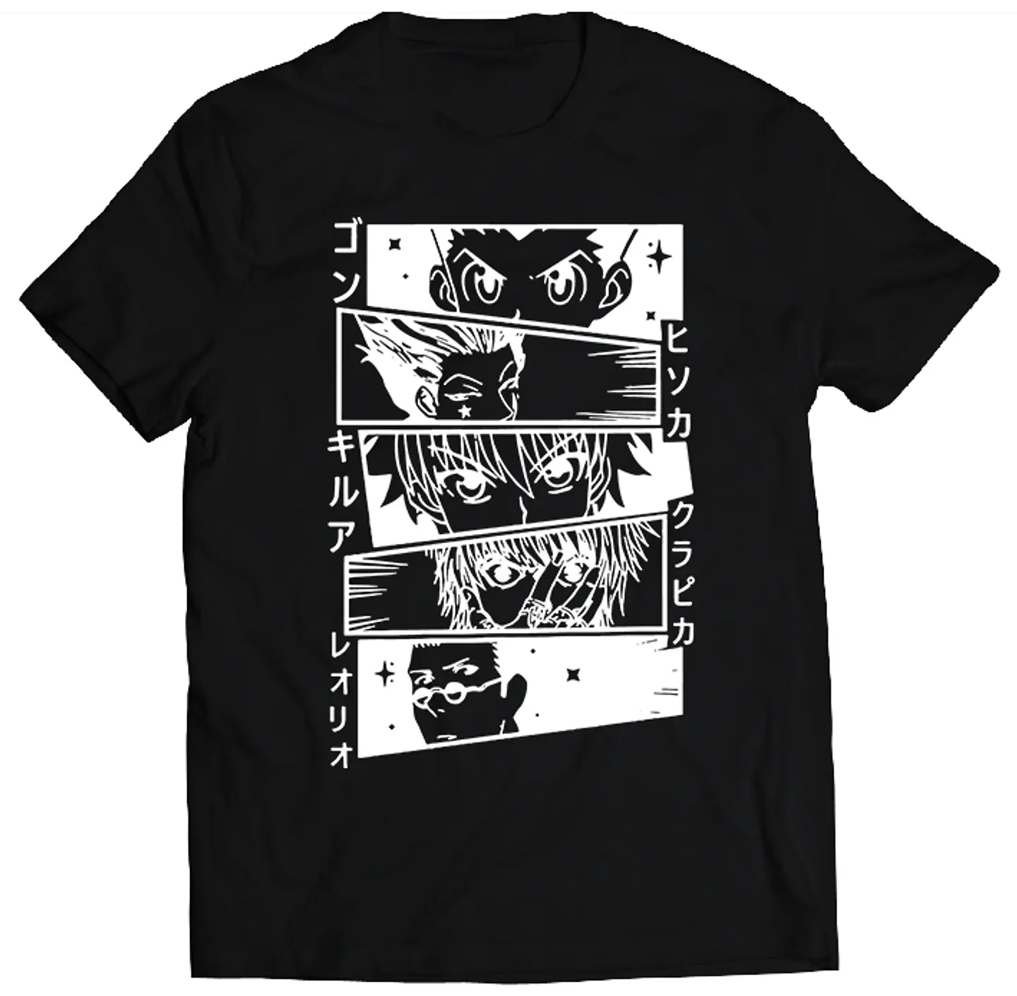 Polera Hunter x Hunter - Cinco Miradas | Anime Japonés 1