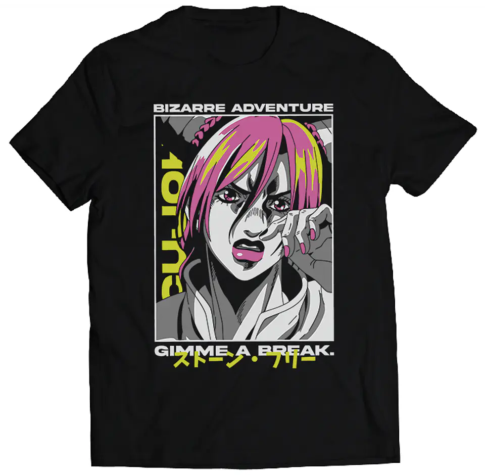Polera Jojo's Bizarre Adventure - Jolyne Gimme a Break | Anime Japonés 1