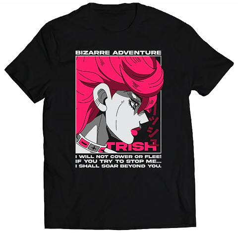 Polera Jojo's Bizarre Adventure - Trish | Anime Japonés