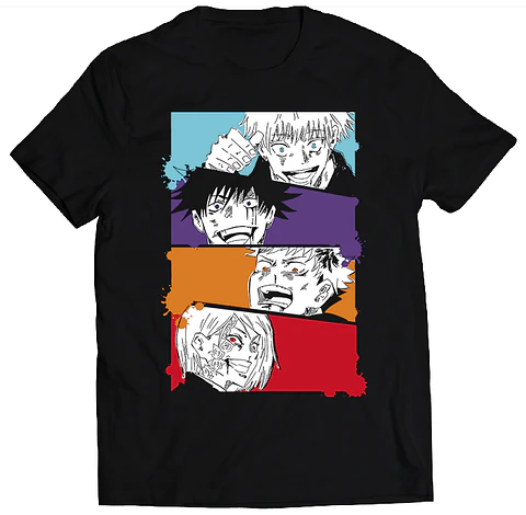 Polera Jujutsu Kaisen - Paint Splash | Anime Japonés