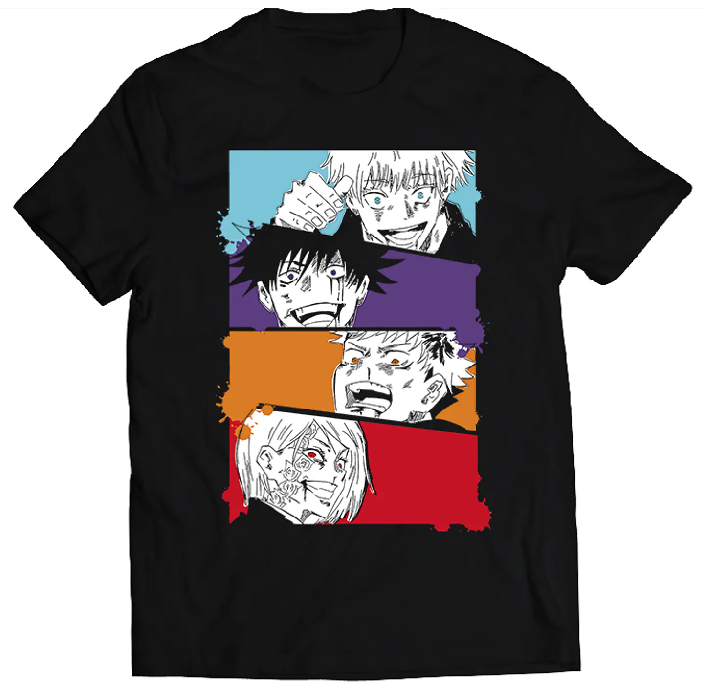 Polera Jujutsu Kaisen - Paint Splash | Anime Japonés 1