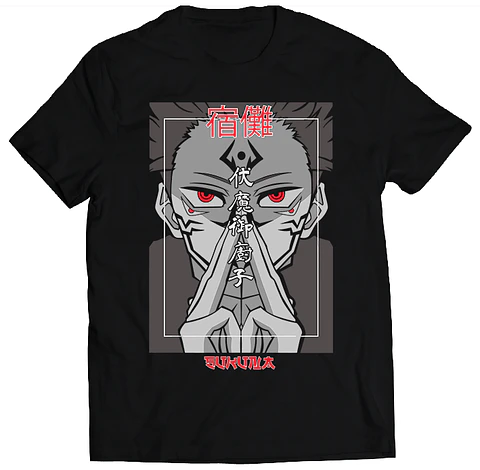Polera Jujutsu Kaisen - Sukuna | Anime Japonés