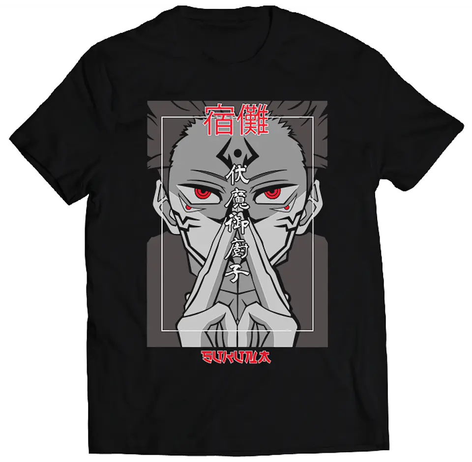 Polera Jujutsu Kaisen - Sukuna | Anime Japonés 1