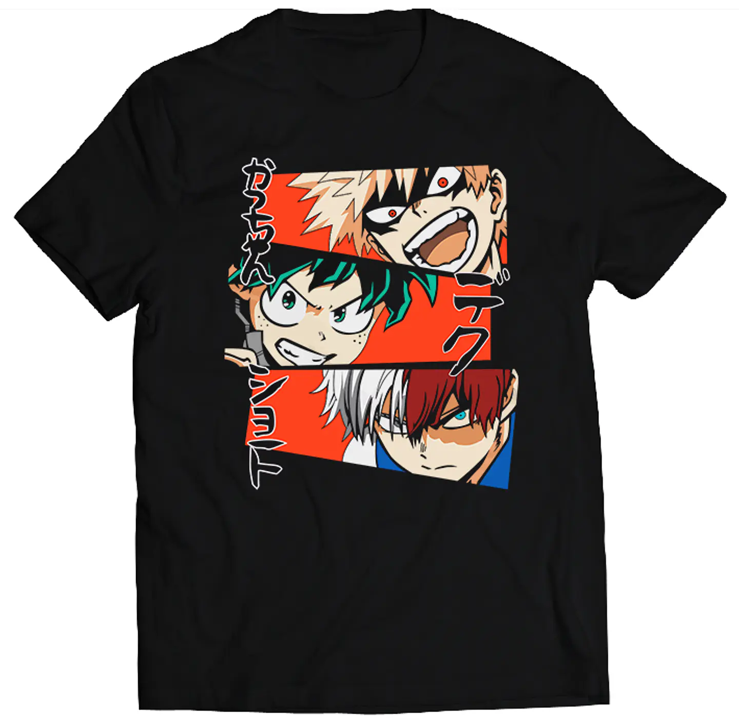 Polera My Hero Academia - Katsuki, Shoto, Deku | Anime Japonés 1