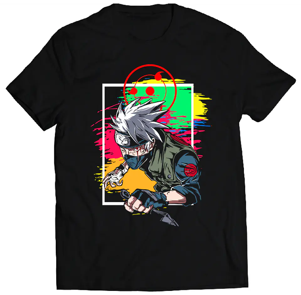 Polera Naruto - Kakashi Color | Anime Japonés 1
