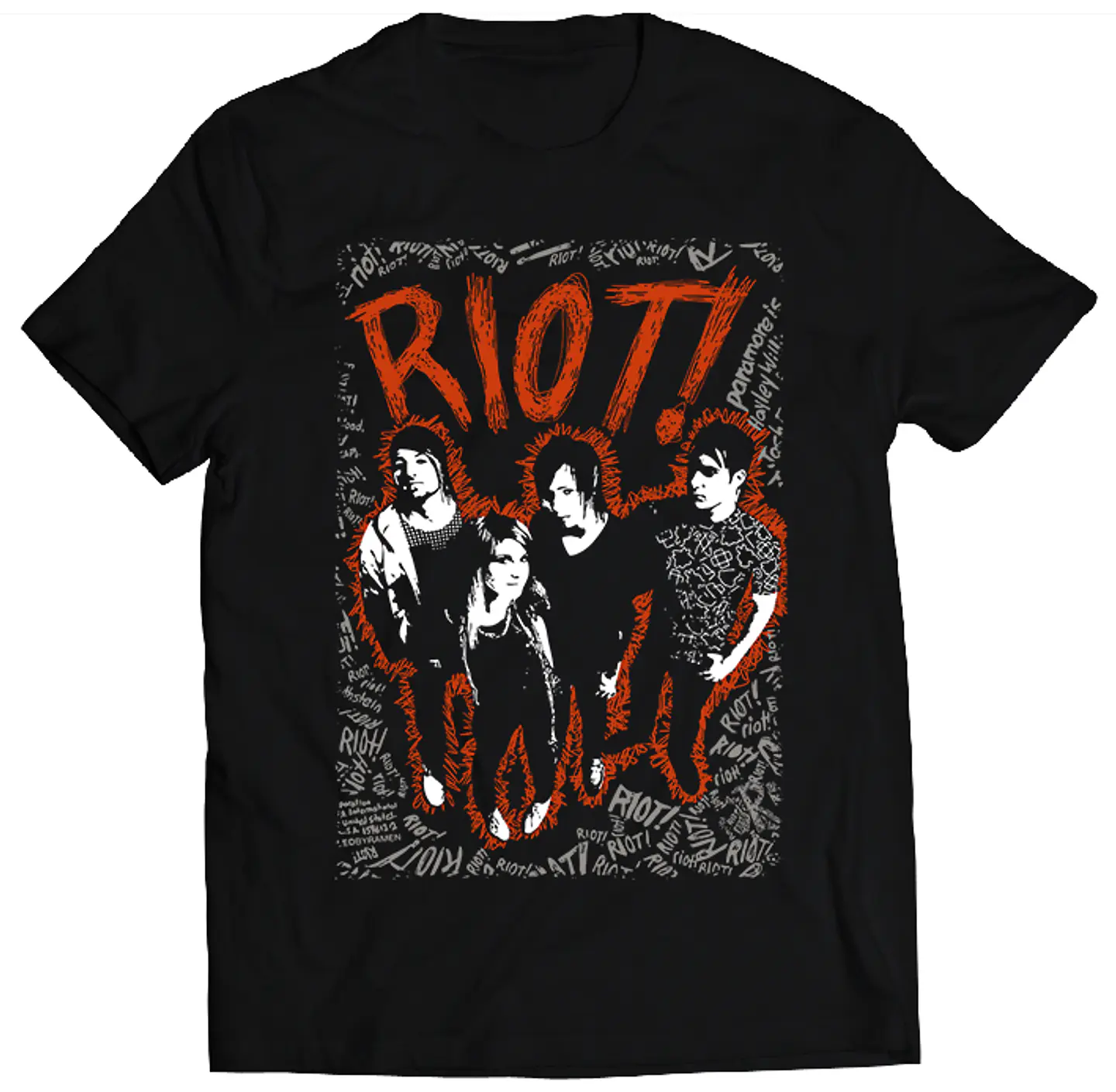 Polera Paramore - RIOT! Banda | Indie Rock 1