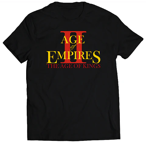 Polera Age of Empires II - Logo | Ropa Gamer