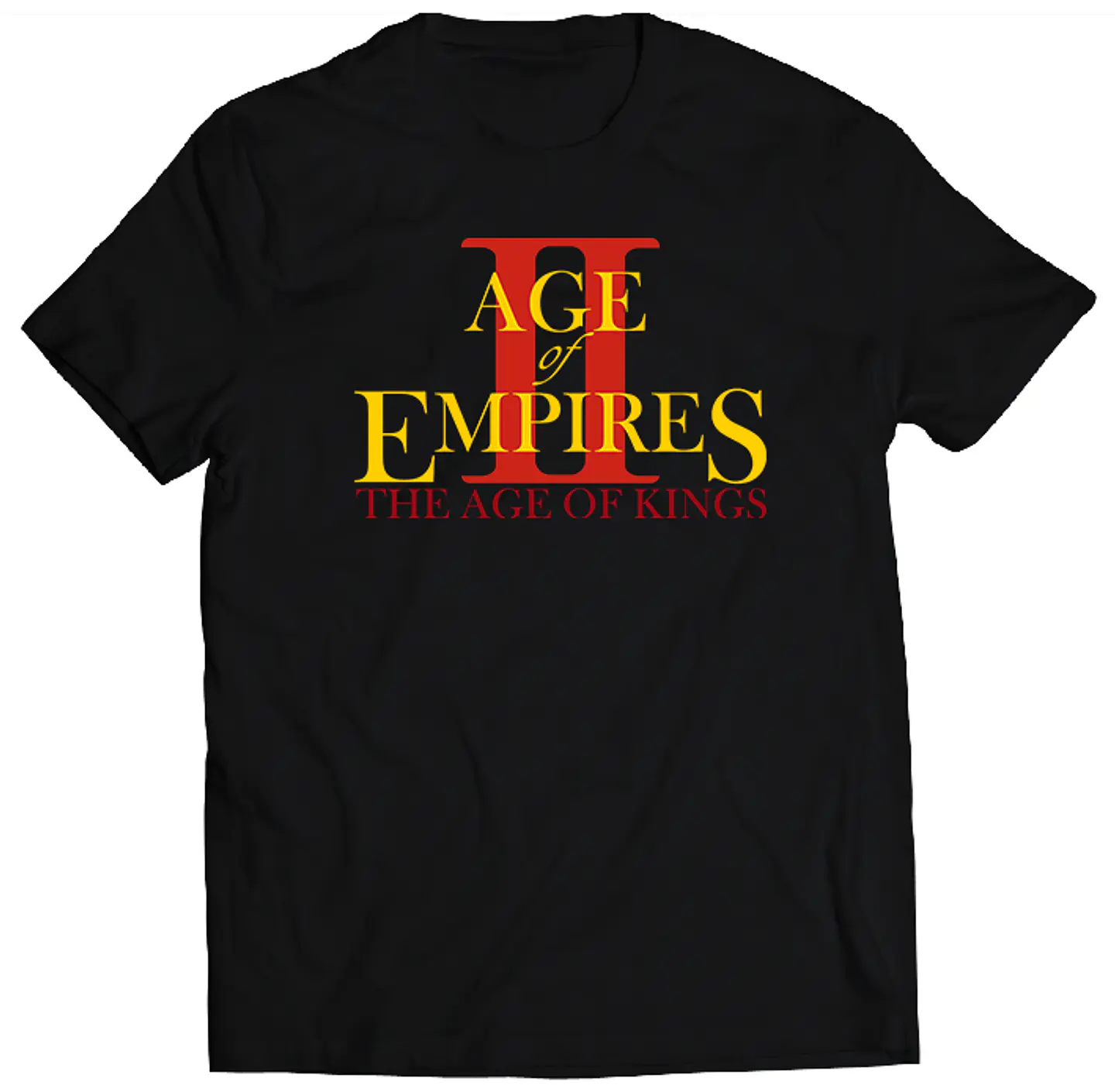 Polera Age of Empires II - Logo | Ropa Gamer 1