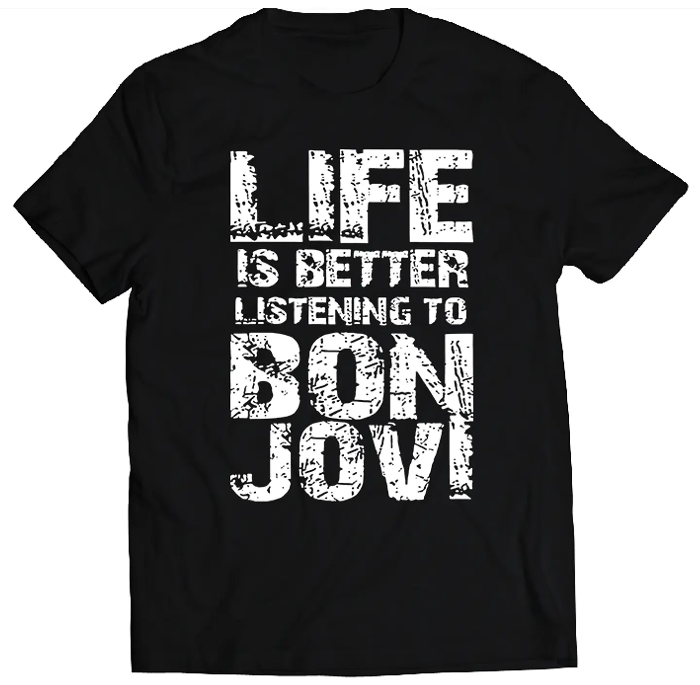 Polera Bon Jovi - La vida es mejor | Rock 1