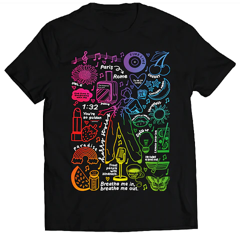 Polera Harry Styles - Fine Line Cancionero Rainbow | Música Pop