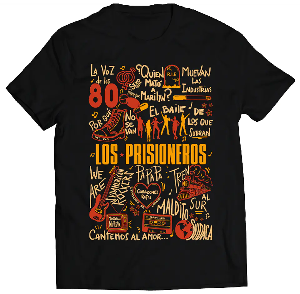 Polera Los Prisioneros - Temazos Cálido | Rock 1