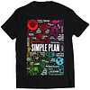 Polera Simple Plan - Temazos Rainbow