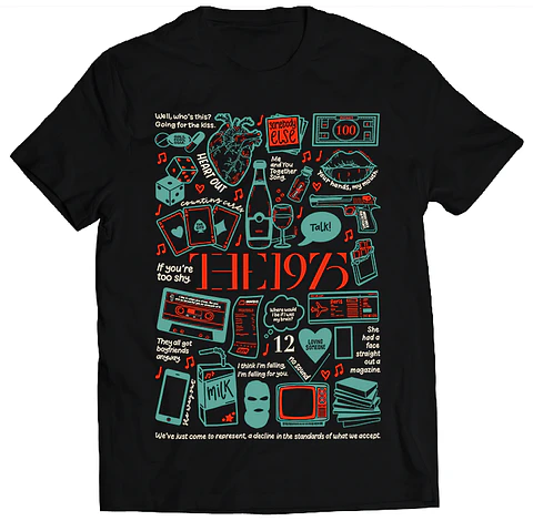 Polera The 1975 - Temazos Color | Indie Rock