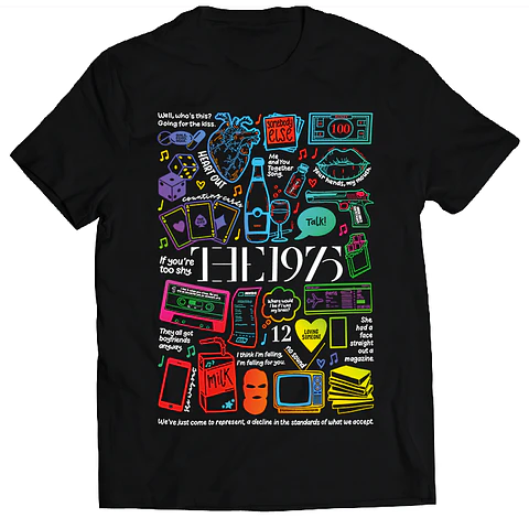 Polera The 1975 - Temazos Rainbow | Indie Rock