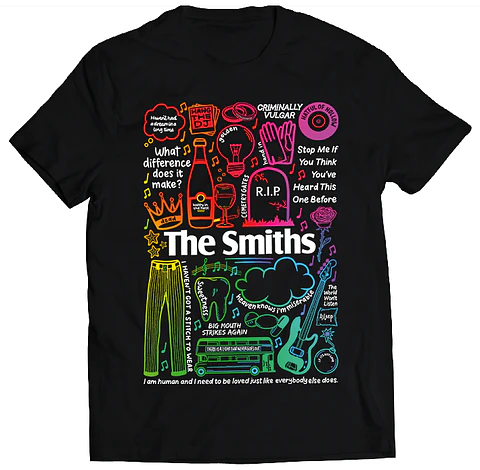 Polera The Smiths - Temazos Rainbow | Rock