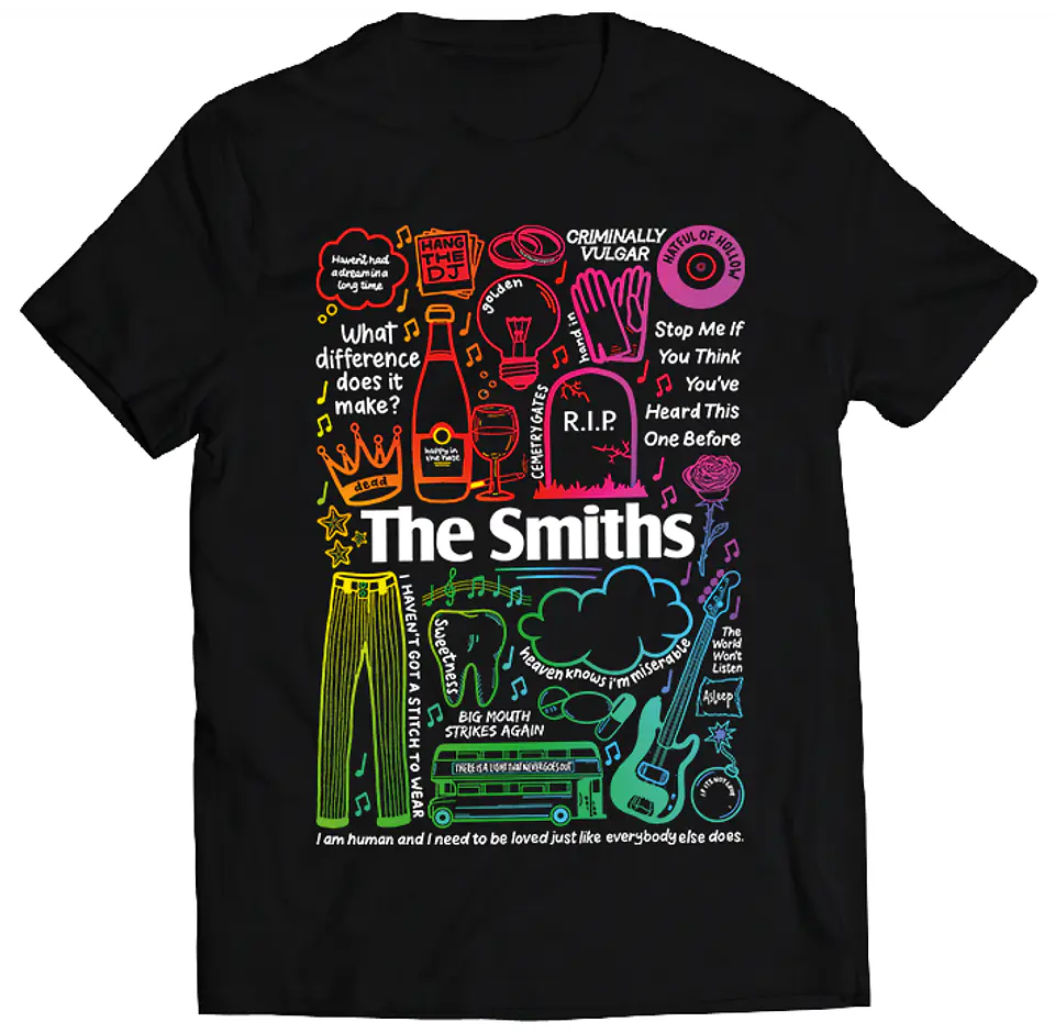Polera The Smiths - Temazos Rainbow | Rock 1