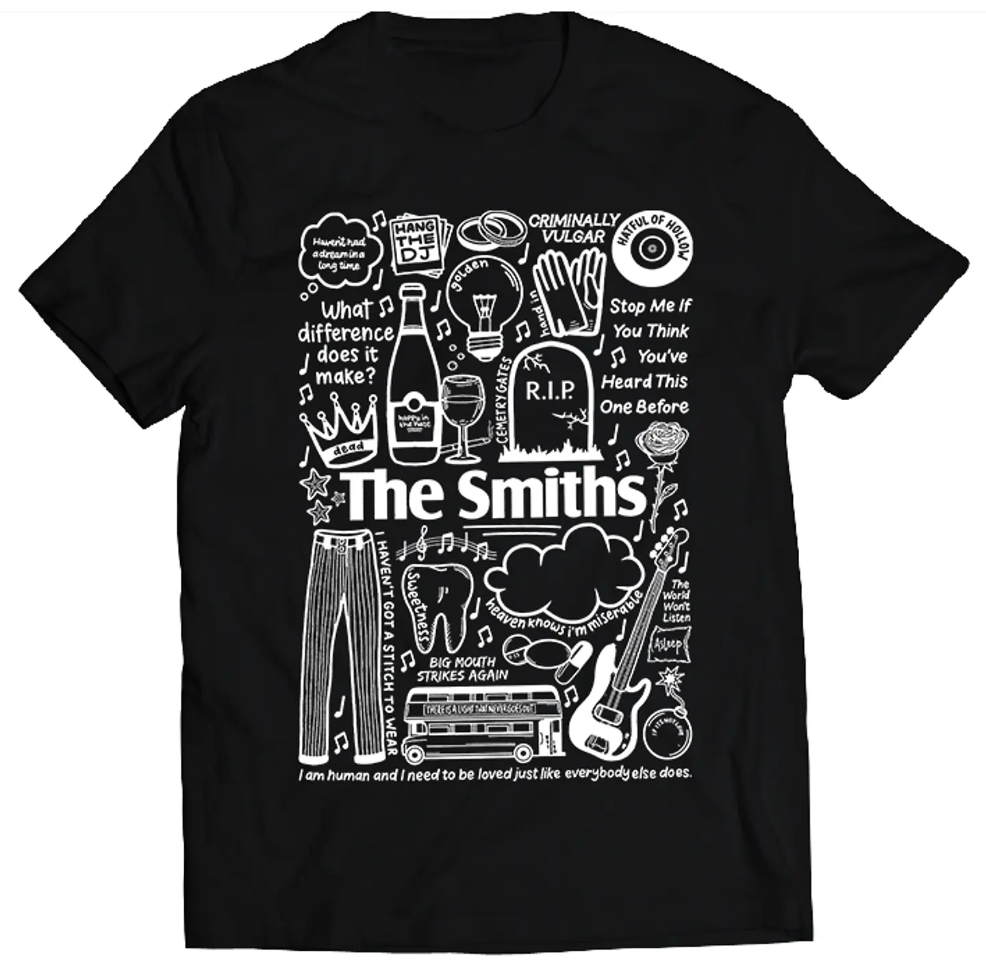 Polera The Smiths - Temazos White | Rock 1
