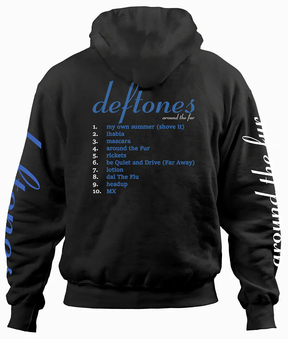 Polerón Canguro Deftones - Around The Fur (FULL MANGAS) | Metal 2