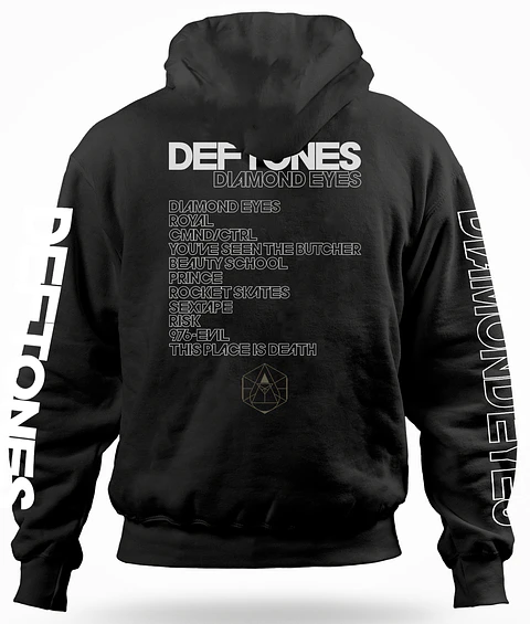 Polerón Canguro Deftones - Diamond Eyes (FULL MANGAS) | Metal