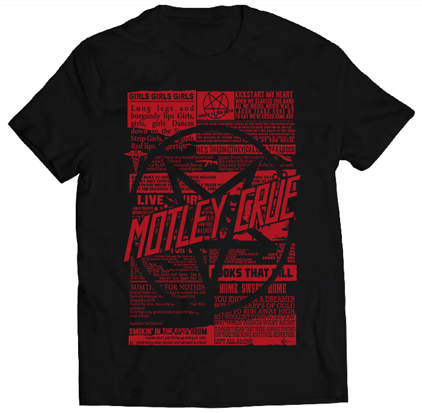Polera Mötley Crüe - Red Legacy | Metal 1