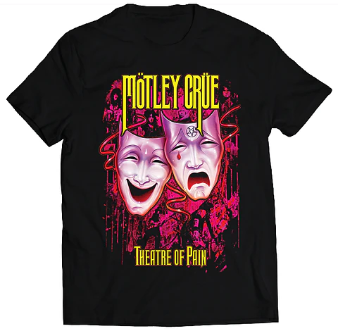 Polera Mötley Crüe - Theater of Pain (Pink) | Metal