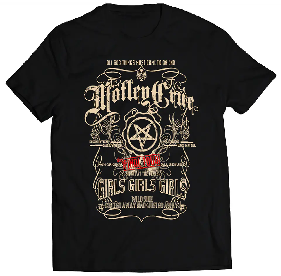 Polera Mötley Crüe - The Final Tour | Metal 1