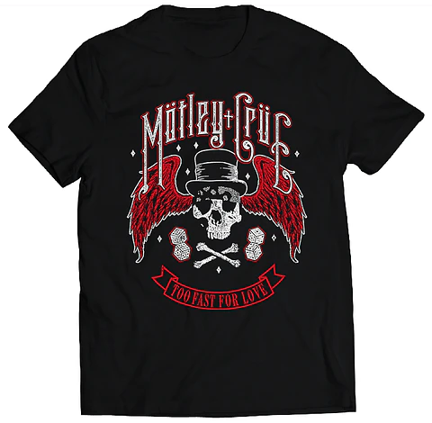 Polera Mötley Crüe - Too Fast For Love | Metal