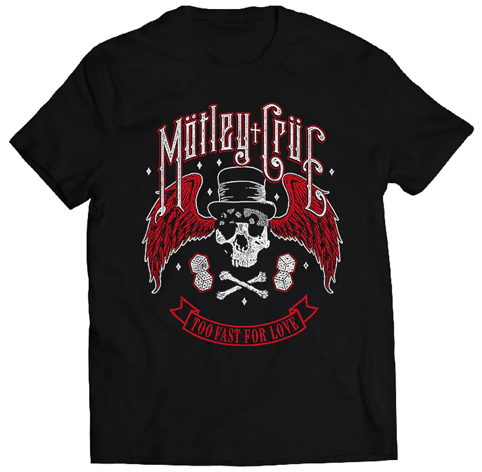 Polera Mötley Crüe - Too Fast For Love | Metal 1