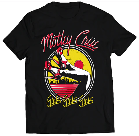 Polera Mötley Crüe - Girls Girls Girls | Metal