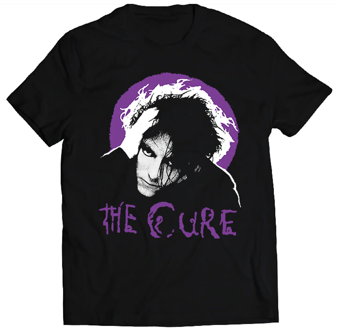 Polera The Cure - Retrato Morado | Indie Rock 1