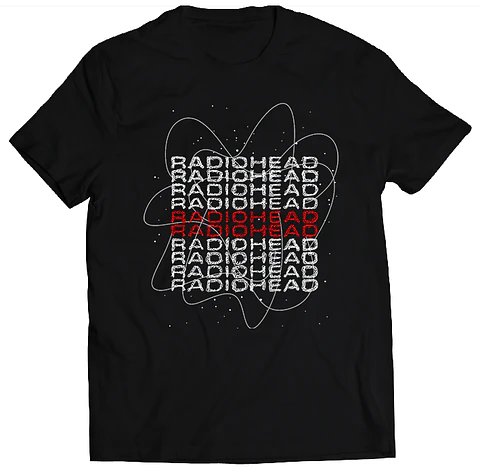 Polera Radiohead - Lines | Indie Rock