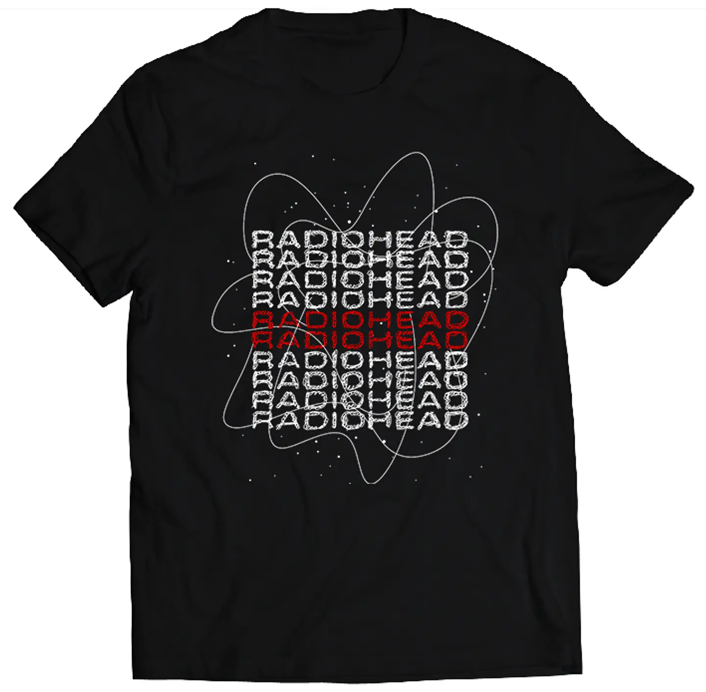 Polera Radiohead - Lines | Indie Rock 1