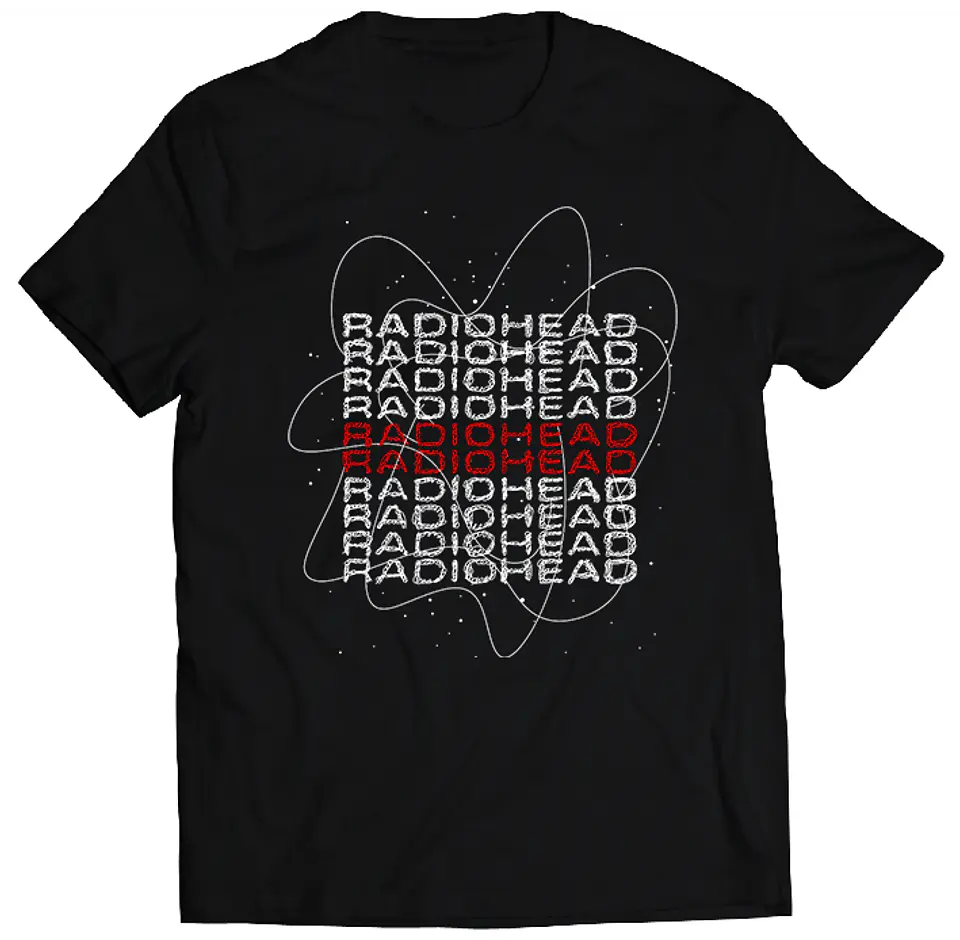 Polera Radiohead - Lines | Indie Rock 1