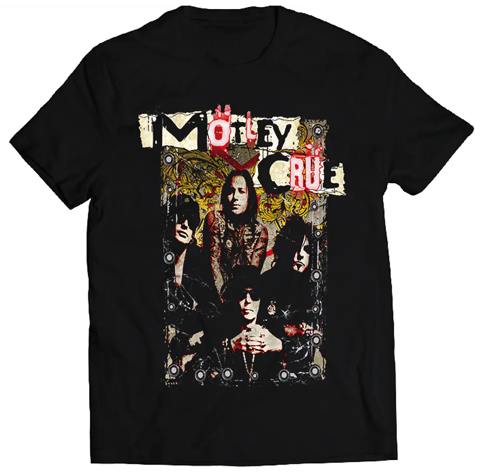 Polera Mötley Crüe - Vertical | Metal 1