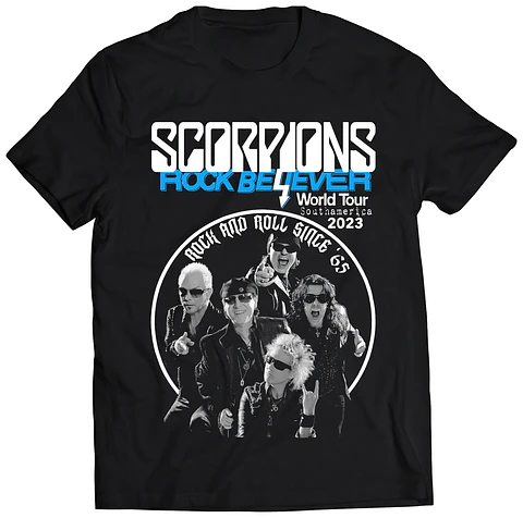 Polera Scorpions - Rock Believer Tour 2013 Solo Frontal | Metal