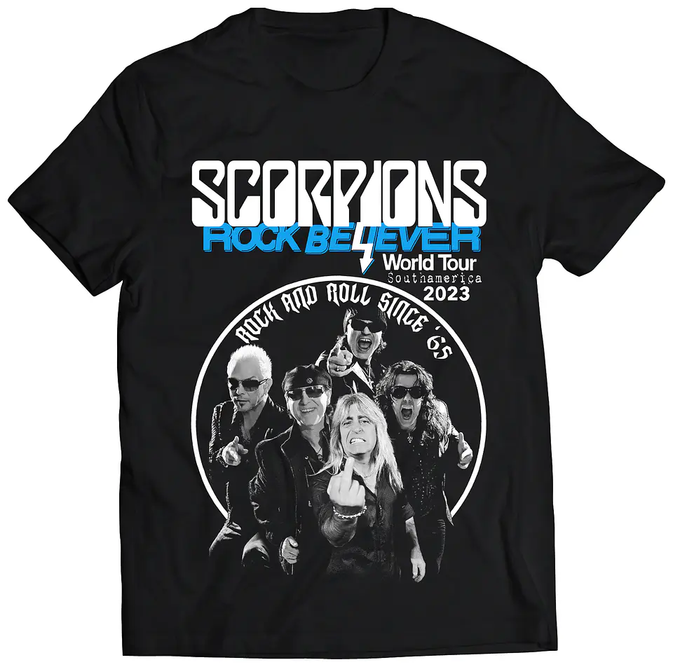 Polera Scorpions - Rock Believer Tour 2013 Fechas | Rock 2