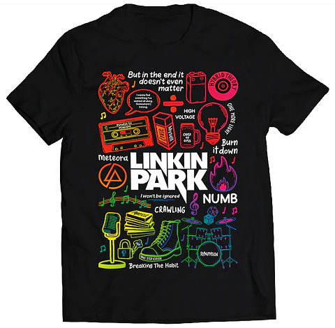 Polera Linkin Park - Temazos Rainbow | Metal