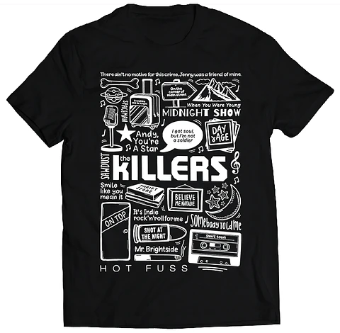 Polera The Killers - Temazos White | Indie Rock