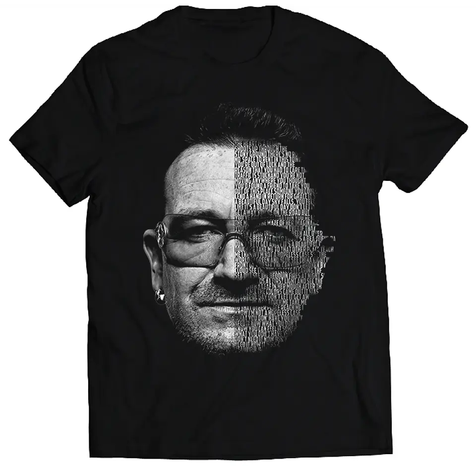 Polera U2 - Bono Beautiful Day Letra | Rock 1