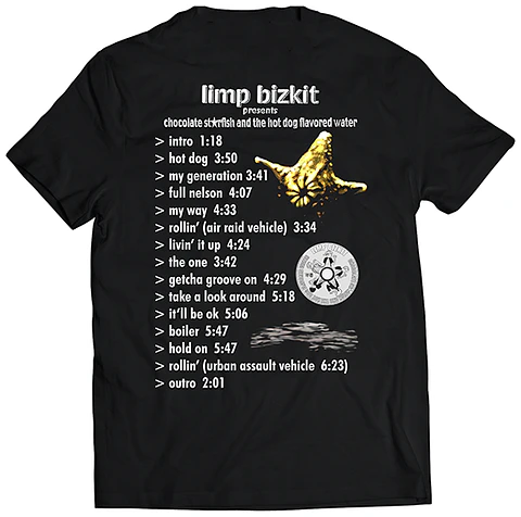 Polera Limp Bizkit - Chocolate Starfish and the Hot Dog Flavored Water Album | Metal
