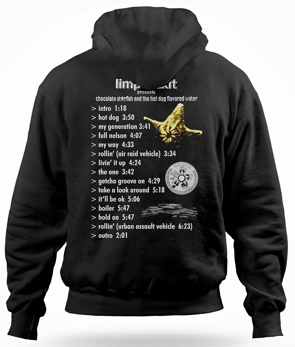 Polerón Canguro Limp Bizkit - Chocolate Starfish and the Hot Dog Flavored Water | Metal 2