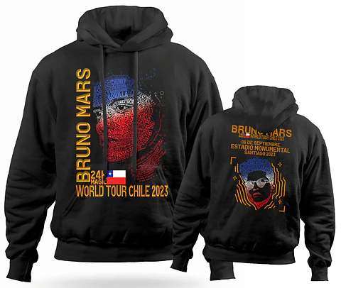 Polerón Canguro Bruno Mars - Tour Chile 2023 | Música Pop